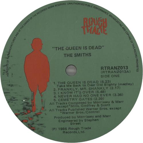 The Smiths The Queen Is Dead vinyl LP album (LP record) New Zealand SMILPTH670721