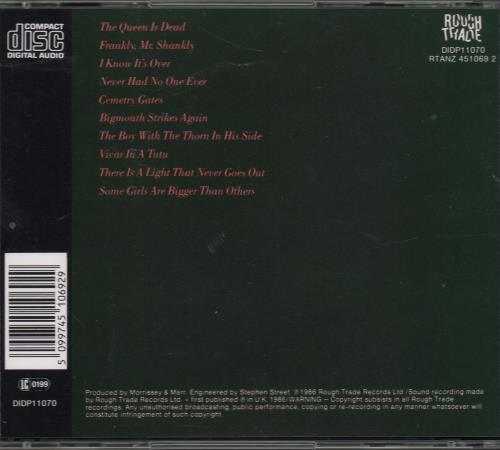 The Smiths The Queen Is Dead CD album (CDLP) Australian SMICDTH671027