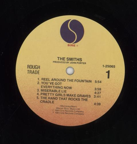 The Smiths The Smiths + Inner - EX vinyl LP album (LP record) US SMILPTH855697