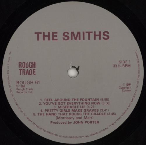 The Smiths The Smiths - 2nd - EX vinyl LP album (LP record) UK SMILPTH752708