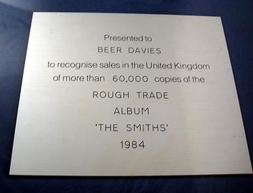 The Smiths The Smiths award disc UK SMIAWTH306749