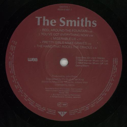 The Smiths The Smiths 10" vinyl single (10 inch record) UK SMI10TH57327