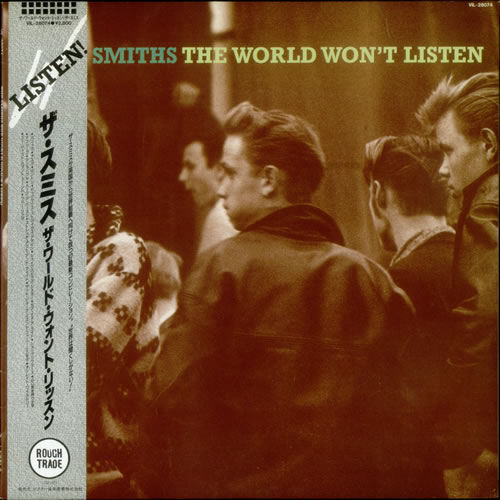 The Smiths The World Won't Listen vinyl LP album (LP record) Japanese SMILPTH176273