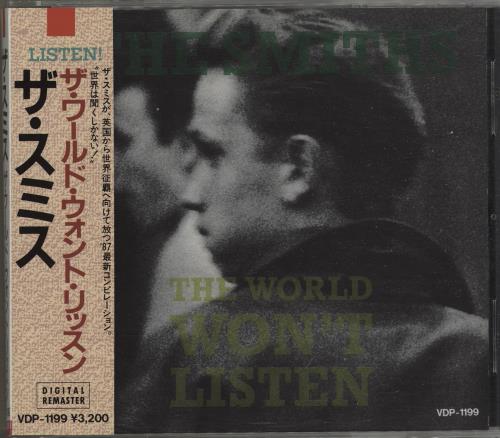 The Smiths The World Won't Listen CD album (CDLP) Japanese SMICDTH233961