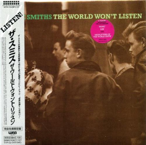 The Smiths The World Won't Listen CD album (CDLP) Japanese SMICDTH367980