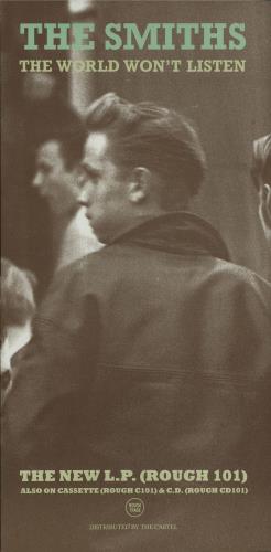 The Smiths The World Won't Listen poster UK SMIPOTH380602