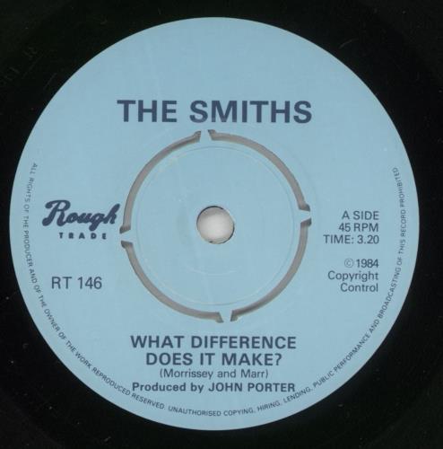 The Smiths What Difference Does It Make? - Morrissey P/S 7" vinyl single (7 inch record / 45) UK SMI07WH00109