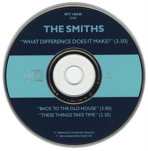 The Smiths What Difference Does It Make CD single (CD5 / 5") UK SMIC5WH15924