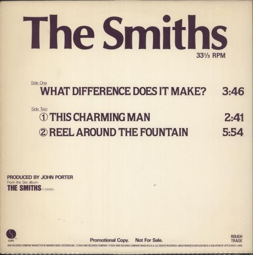The Smiths What Difference Does It Make 12" vinyl single (12 inch record / Maxi-single) US SMI12WH20515