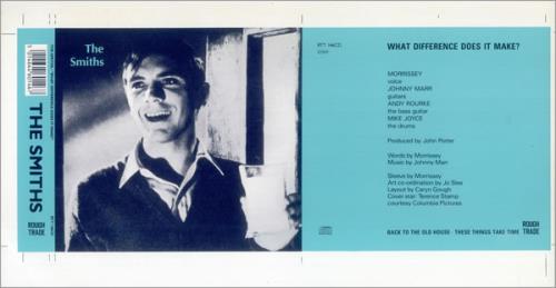 The Smiths What Difference Does It Make artwork UK SMIARWH435729