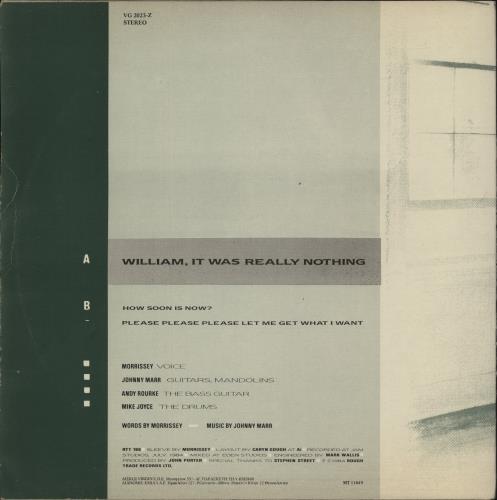 The Smiths William, It Was Really Nothing 12" vinyl single (12 inch record / Maxi-single) Greek SMI12WI254753