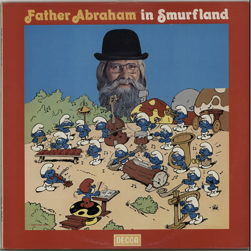 The Smurfs Father Abraham In Smurfland - EX vinyl LP album (LP record) UK SMULPFA640470