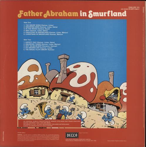 The Smurfs Father Abraham In Smurfland vinyl LP album (LP record) UK SMULPFA777894