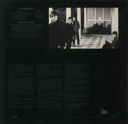 The Soft Boys Invisible Hits vinyl LP album (LP record) UK SFBLPIN341676