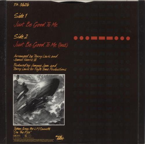 The Sos Band Just Be Good To Me - P/s 12" vinyl single (12 inch record / Maxi-single) UK SSB12JU237916