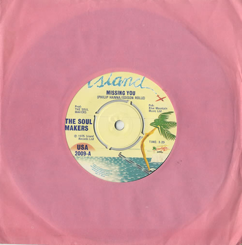 The Soul Makers Missing You 7" vinyl single (7 inch record / 45) UK 8SM07MI476513