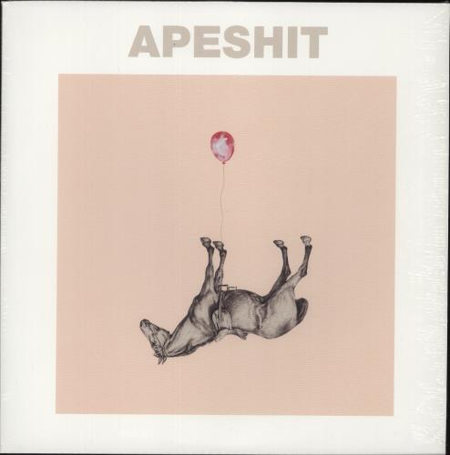 The Sound Of Animals Fighting Apeshit - Clear Pink With Orange Swirl Vinyl 12" vinyl single (12 inch record / Maxi-single) US 9JI12AP865631