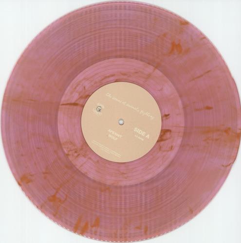 The Sound Of Animals Fighting Apeshit - Clear Pink With Orange Swirl Vinyl 12" vinyl single (12 inch record / Maxi-single) US 9JI12AP865631
