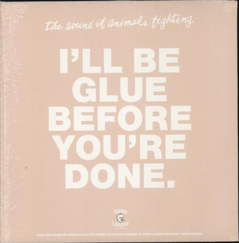 The Sound Of Animals Fighting Apeshit - Clear Pink With Orange Swirl Vinyl 12" vinyl single (12 inch record / Maxi-single) US 9JI12AP865631