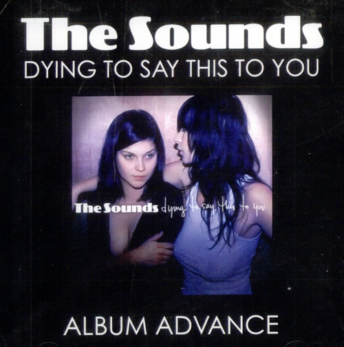The Sounds Dying To Say This To You - 2nd Issue CD-R acetate US ND2CRDY504188