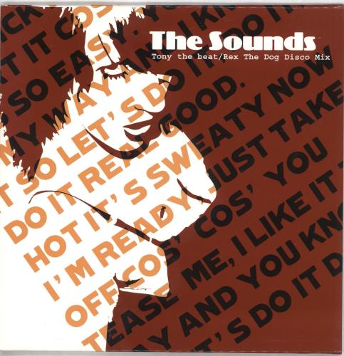 The Sounds Tony The Beat - Orange Vinyl 7" vinyl single (7 inch record / 45) UK ND207TO707264