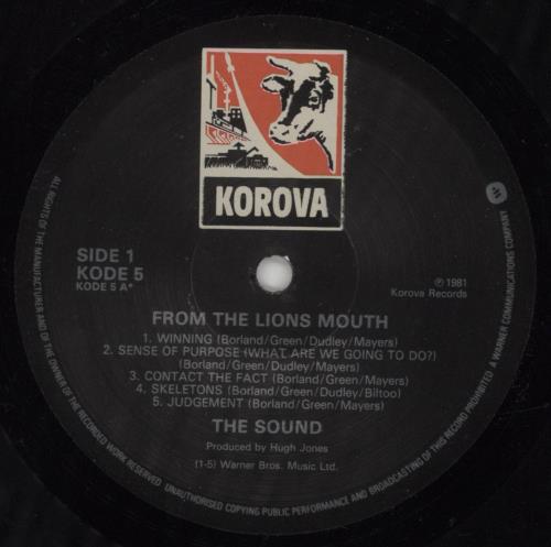 The Sound From The Lions Mouth - 1st - EX vinyl LP album (LP record) UK T-SLPFR448121