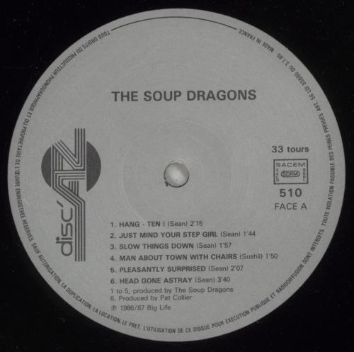 The Soup Dragons Full Meal vinyl LP album (LP record) UK DRALPFU319605