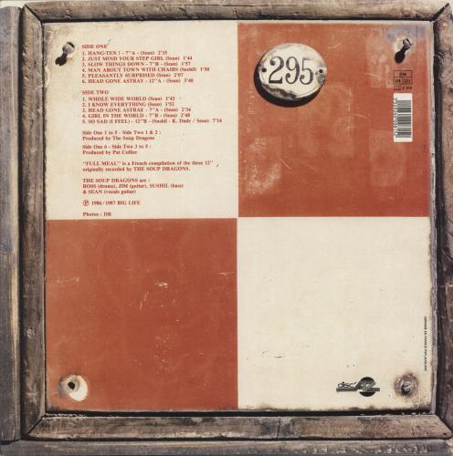 The Soup Dragons Full Meal vinyl LP album (LP record) UK DRALPFU319605