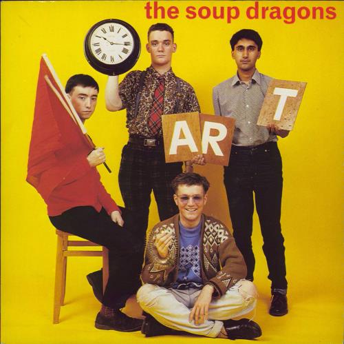 The Soup Dragons Hang-Ten! - Blue Vinyl 7" vinyl single (7 inch record / 45) UK DRA07HA769170