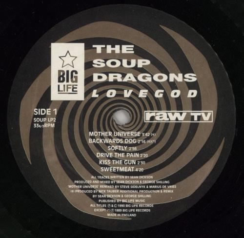 The Soup Dragons Lovegod vinyl LP album (LP record) UK DRALPLO460480