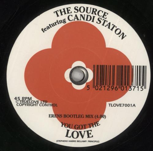 The Source You Got The Love (Erens Bootleg Mix) + p/s 7" vinyl single (7 inch record / 45) UK S1007YO654890