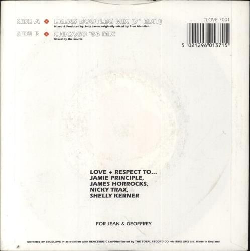 The Source You Got The Love (Erens Bootleg Mix) + p/s 7" vinyl single (7 inch record / 45) UK S1007YO654890