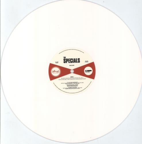 The Specials Encore - White Vinyl vinyl LP album (LP record) UK SPELPEN802330