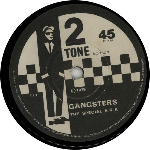 The Specials Gangsters - 1st 7" vinyl single (7 inch record / 45) UK SPE07GA265359