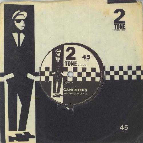 The Specials Gangsters - Solid - - 'GANGSTERS' - 2T Sleeve 7" vinyl single (7 inch record / 45) UK SPE07GA577466