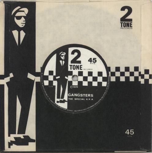 The Specials Gangsters - Solid - 'PORKY PRIME CUT' - 2T Sleeve 7" vinyl single (7 inch record / 45) UK SPE07GA100467