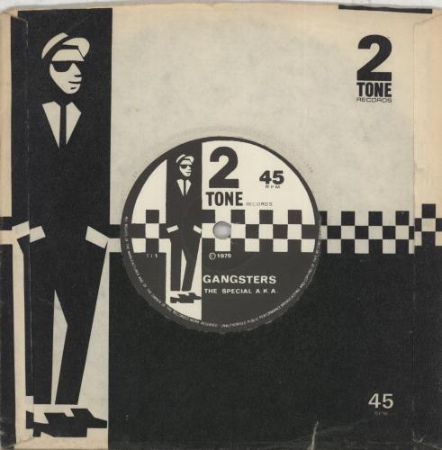 The Specials Gangsters - Solid - Translucent Red Vinyl - VG Sleeve 7" vinyl single (7 inch record / 45) UK SPE07GA866429