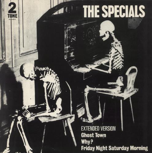The Specials Ghost Town - Glossy - EX 12" vinyl single (12 inch record / Maxi-single) UK SPE12GH876752