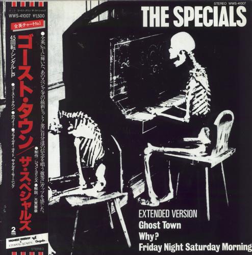 The Specials Ghost Town 12" vinyl single (12 inch record / Maxi-single) Japanese SPE12GH165161