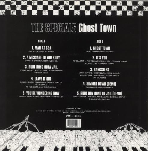 The Specials Ghost Town vinyl LP album (LP record) US SPELPGH875416