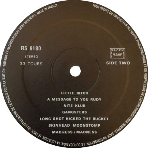 The Specials Live At The Lyceum vinyl LP album (LP record) French SPELPLI763000