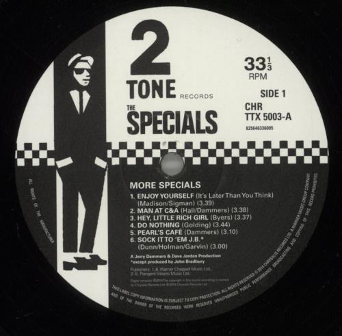The Specials More Specials + 7" - 180gm vinyl LP album (LP record) UK SPELPMO881607