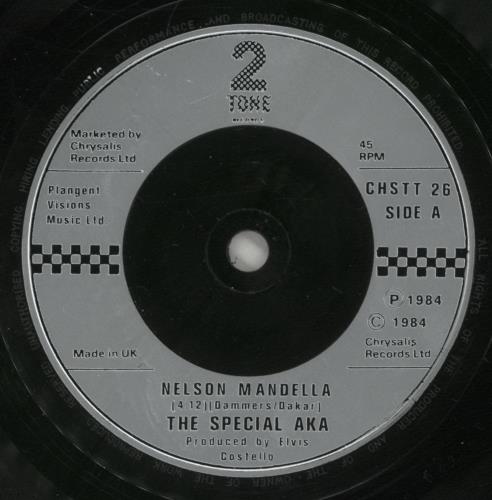 The Specials Nelson Mandela - Silver Injection 7" vinyl single (7 inch record / 45) UK SPE07NE885650