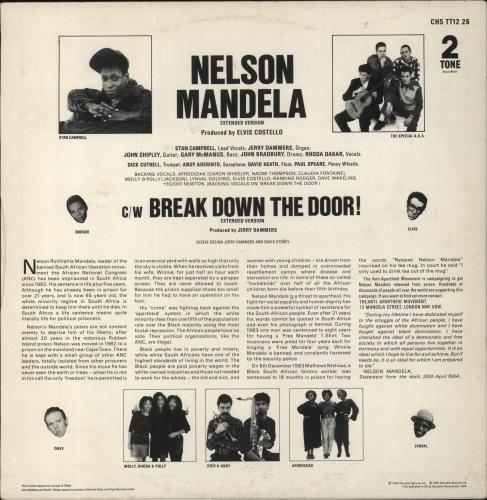 The Specials Nelson Mandela 12" vinyl single (12 inch record / Maxi-single) UK SPE12NE858373