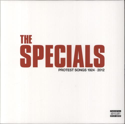 The Specials Protest Songs 1924-2012 - 180gm Vinyl vinyl LP album (LP record) UK SPELPPR830269