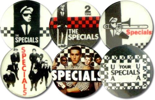 The Specials Set of 7 Badges badge UK SPEBGSE421538