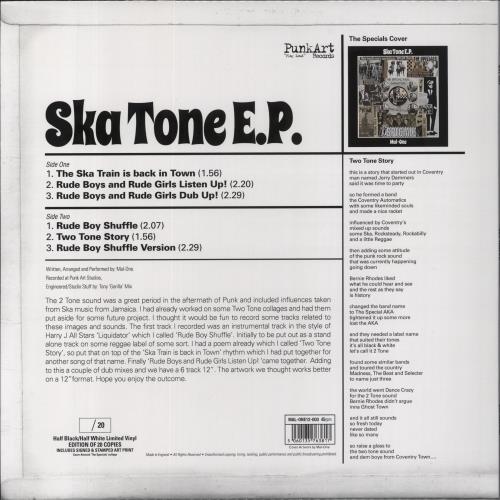 The Specials Ska Tone EP - The Specials sleeve + Black & White 2-Tone Vinyl 12" vinyl single (12 inch record / Maxi-single) UK SPE12SK857383