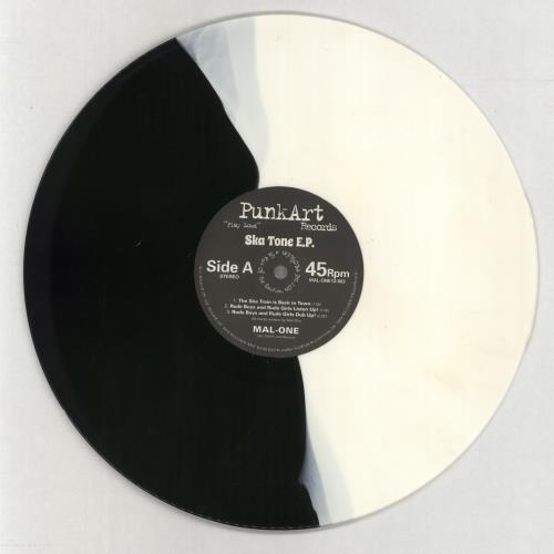 The Specials Ska Tone EP - The Specials sleeve + Black & White 2-Tone Vinyl 12" vinyl single (12 inch record / Maxi-single) UK SPE12SK857383