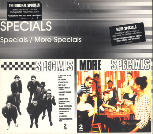 The Specials Specials / More Specials 2 CD album set (Double CD) UK SPE2CSP578561