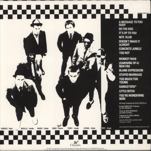 The Specials Specials - 180gram Vinyl vinyl LP album (LP record) US SPELPSP876959